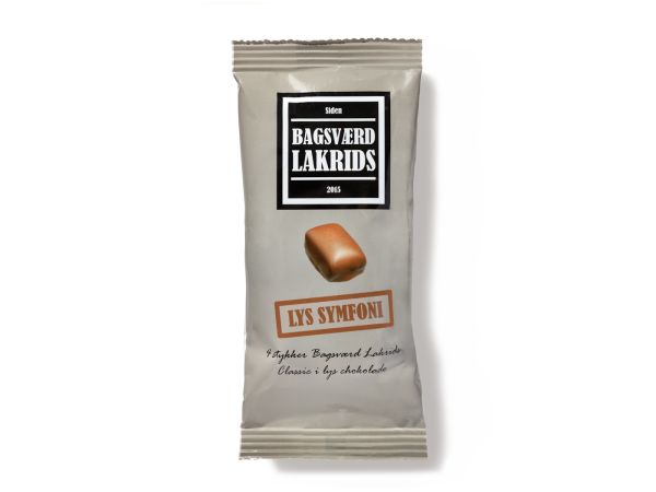 Bagsvaerd Lakrids Lys Symfoni Karamellstücke umhüllt von Milchschokolade 40g